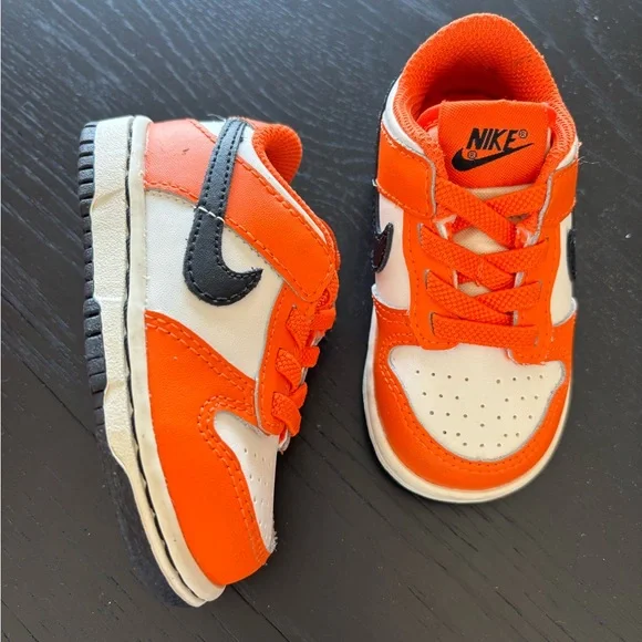 Nike Shoes Nike Toddler Sneakers Orange And White Poshmark